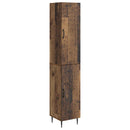vidaXL Szekrény szett 2 pcs Antik Fa 33 x 34,5 x 89,5 cm Szerelt Fa