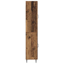 vidaXL Szekrény szett 2 pcs Antik Fa 33 x 34,5 x 89,5 cm Szerelt Fa