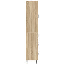 vidaXL Szekrény szett 2 pcs Sonoma Tölgy 66 x 34,5 x 90 cm Szerelt Fa