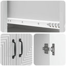 vidaXL Szekrény szett 2 pcs Magasfényű Fehér 66 x 34,5 x 90 cm