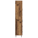 vidaXL Szekrény szett 2 pcs Antik Fa 66 x 34,5 x 90 cm Szerelt Fa