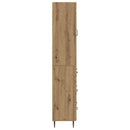 vidaXL Szekrény szett 2 pcs Kézműves Tölgy 66 x 34,5 x 90 cm