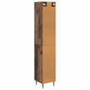 vidaXL Szekrény szett 2 pcs Antik Fa 33 x 34,5 x 90 cm Szerelt Fa