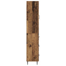 vidaXL Szekrény szett 2 pcs Antik Fa 33 x 34,5 x 90 cm Szerelt Fa