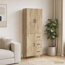 vidaXL Szekrény szett 2 pcs Sonoma Tölgy 66 x 34,5 x 89,5 cm