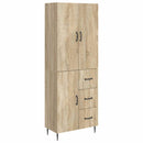 vidaXL Szekrény szett 2 pcs Sonoma Tölgy 66 x 34,5 x 89,5 cm