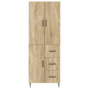 vidaXL Szekrény szett 2 pcs Sonoma Tölgy 66 x 34,5 x 89,5 cm