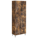 vidaXL Szekrény szett 2 pcs Füstös Tölgy 66 x 34,5 x 89,5 cm