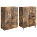 vidaXL Szekrény szett 2 pcs Füstös Tölgy 66 x 34,5 x 89,5 cm