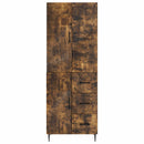vidaXL Szekrény szett 2 pcs Füstös Tölgy 66 x 34,5 x 89,5 cm