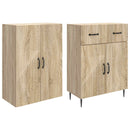vidaXL Szekrény szett 2 pcs Sonoma Tölgy 66 x 34,5 x 89,5 cm