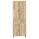 vidaXL Szekrény szett 2 pcs Sonoma Tölgy 66 x 34,5 x 89,5 cm