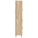 vidaXL Szekrény szett 2 pcs Sonoma Tölgy 66 x 34,5 x 89,5 cm