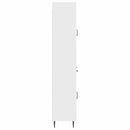 vidaXL Szekrény szett 2 pcs Magasfényű Fehér 66 x 34,5 x 89,5 cm