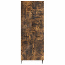 vidaXL Szekrény szett 2 pcs Füstös Tölgy 66 x 34,5 x 89,5 cm