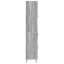 vidaXL Szekrény szett 2 pcs Szürke Sonoma 66 x 34,5 x 89,5 cm