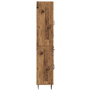 vidaXL Szekrény szett 2 pcs Antik Fa 66 x 34,5 x 89,5 cm Szerelt Fa