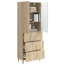 vidaXL Szekrény szett 2 pcs Sonoma Tölgy 66 x 34,5 x 90 cm Szerelt Fa