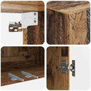 vidaXL Szekrény szett 2 pcs Antik Fa 66 x 34,5 x 90 cm Szerelt Fa
