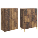 vidaXL Szekrény szett 2 pcs Antik Fa 66 x 34,5 x 90 cm Szerelt Fa