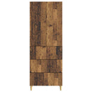 vidaXL Szekrény szett 2 pcs Antik Fa 66 x 34,5 x 90 cm Szerelt Fa