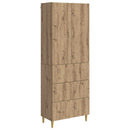 vidaXL Szekrény szett 2 pcs Kézműves Tölgy 66 x 34,5 x 90 cm