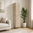 vidaXL Szekrény szett 2 db 33 x 34,5 x 90 cm Szerelt Fa Sonoma Tölgy
