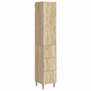 vidaXL Szekrény szett 2 pcs Sonoma Tölgy 33 x 34,5 x 90 cm Szerelt Fa