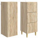 vidaXL Szekrény szett 2 pcs Sonoma Tölgy 33 x 34,5 x 90 cm Szerelt Fa
