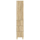 vidaXL Szekrény szett 2 pcs Sonoma Tölgy 33 x 34,5 x 90 cm Szerelt Fa