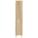 vidaXL Szekrény szett 2 pcs Sonoma Tölgy 33 x 34,5 x 90 cm Szerelt Fa