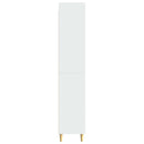 vidaXL Szekrény szett 2 pcs Magasfényű Fehér 33 x 34,5 x 90 cm