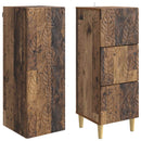 vidaXL Szekrény szett 2 pcs Antik Fa 33 x 34,5 x 90 cm Szerelt Fa