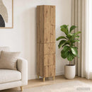 vidaXL Szekrény szett 2 db 33 x 34,5 x 90 cm Szerelt Fa Kézműves Tölgy
