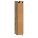 vidaXL Szekrény szett 2 pcs Kézműves Tölgy 33 x 34,5 x 90 cm