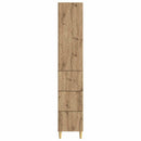 vidaXL Szekrény szett 2 pcs Kézműves Tölgy 33 x 34,5 x 90 cm