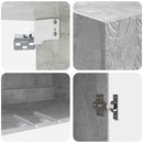vidaXL 2 pcs Betonszürke