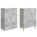 vidaXL 2 pcs Betonszürke