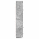 vidaXL Szekrény szett 2 pcs Betonszürke 66 x 34,5 x 87 cm Szerelt Fa