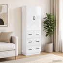 vidaXL Szekrény szett 2 db 66 x 34,5 x 87 cm Szerelt Fa