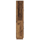 vidaXL Szekrény szett 2 pcs Antik Fa 66 x 34,5 x 87 cm Szerelt Fa