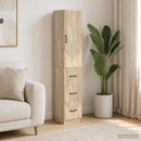 vidaXL Szekrény szett 2 db 33 x 34,5 x 87 cm Szerelt Fa Sonoma Tölgy