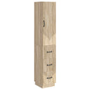 vidaXL Szekrény szett 2 pcs Sonoma Tölgy 33 x 34,5 x 87 cm Szerelt Fa