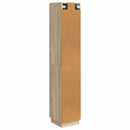 vidaXL Szekrény szett 2 pcs Sonoma Tölgy 33 x 34,5 x 87 cm Szerelt Fa