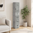 vidaXL Szekrény szett 2 db 33 x 34,5 x 87 cm Szerelt Fa Betonszürke