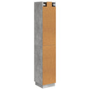 vidaXL Szekrény szett 2 pcs Betonszürke 33 x 34,5 x 87 cm Szerelt Fa