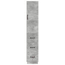 vidaXL Szekrény szett 2 pcs Betonszürke 33 x 34,5 x 87 cm Szerelt Fa