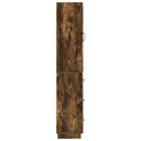 vidaXL Szekrény szett 2 pcs Füstös Tölgy 33 x 34,5 x 87 cm Szerelt Fa