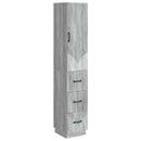 vidaXL Szekrény szett 2 pcs Szürke Sonoma 33 x 34,5 x 87 cm Szerelt Fa