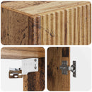 vidaXL Szekrény szett 2 pcs Antik Fa 33 x 34,5 x 87 cm Szerelt Fa